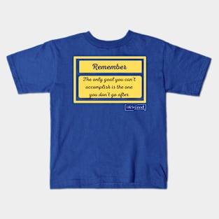 the only goal Kids T-Shirt